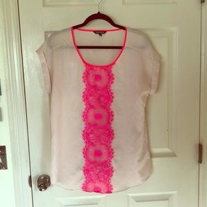 Detailed Sheer Blouse